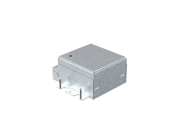 HPL Servicebox+ instort 65mm vloercontactdoos 1-voudig 1x WCD – RVS deksel