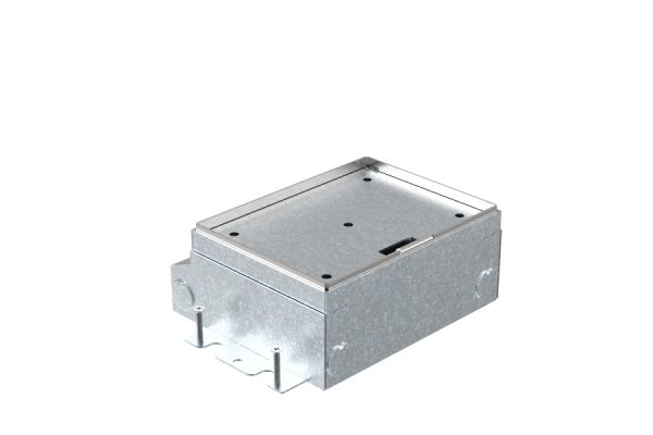 HPL Smartbox+ instort 65mm vloercontactdoos 2-voudig 1x WCD + 2x Data-uitsparing - X7-25 deksel