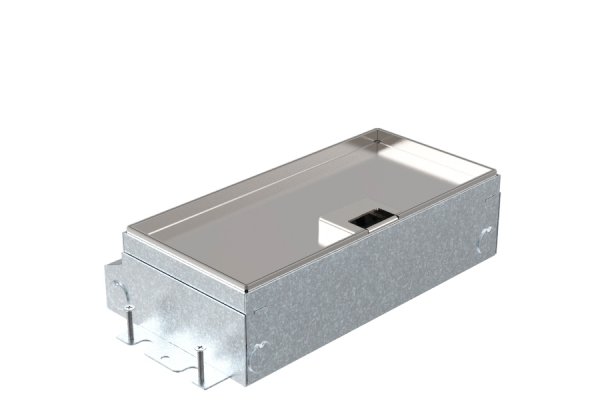 HPL Smartbox Pro instort 65mm vloercontactdoos 4-voudig 2x WCD + 2x M45 - X10 deksel
