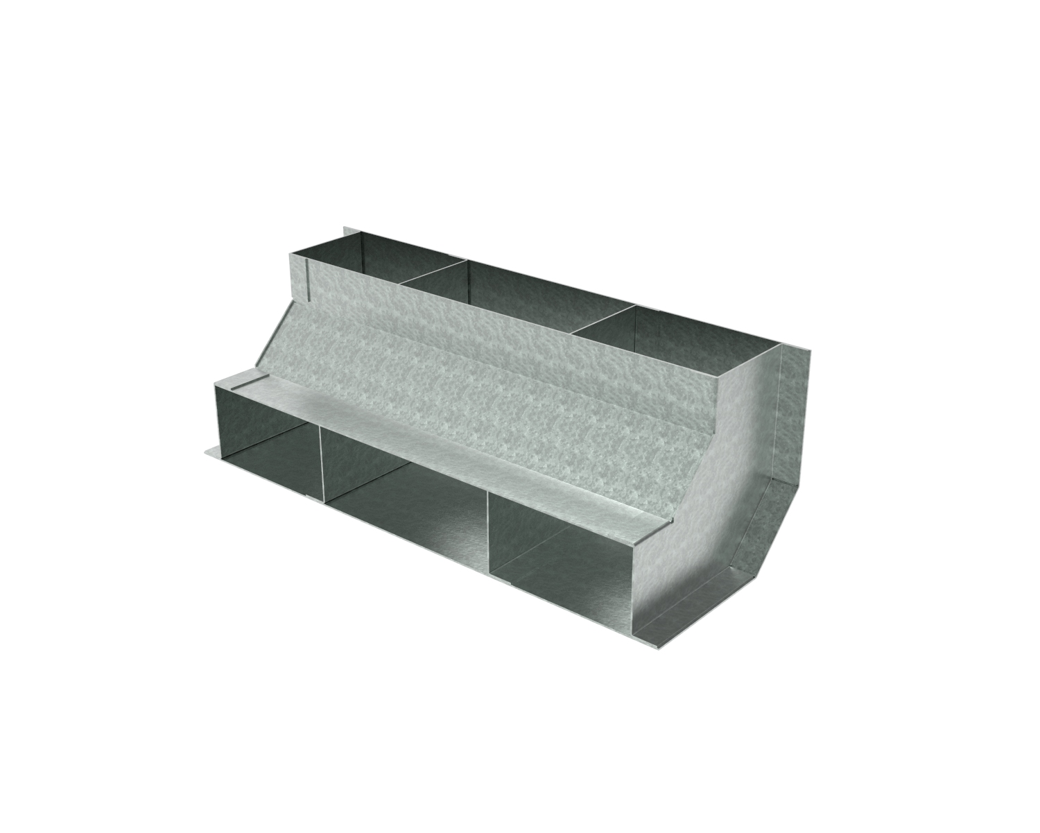 HPL stijgstuk verzonken vloergoot 290x48, voor Combi90 systeem