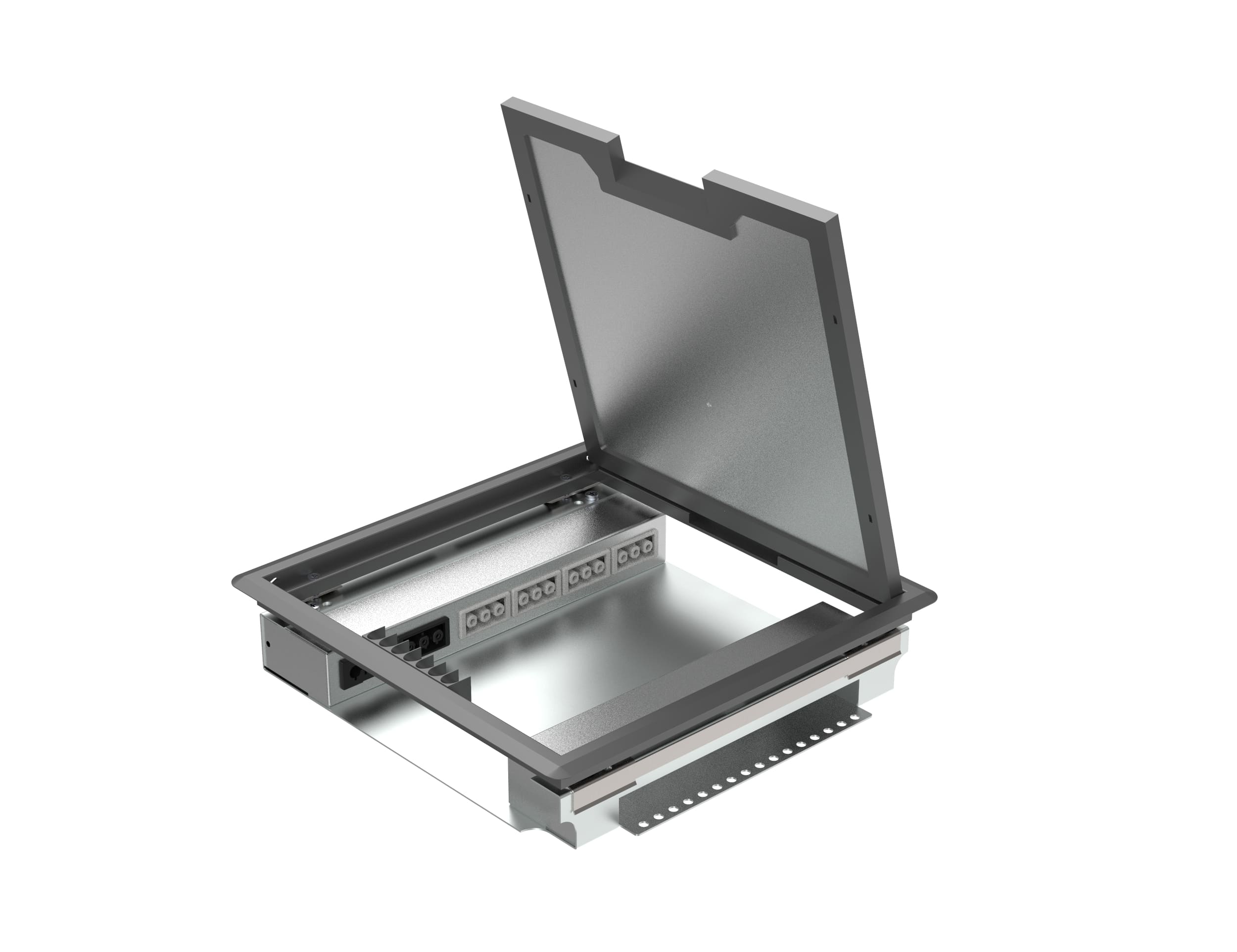 HPL Basic 50mm - 4x GST18/3 + 6x découpe données - couvercle T3