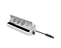 Indesq Joule inbouw stekkerdoos - 3x WCD + 1x M45 leeg - wit