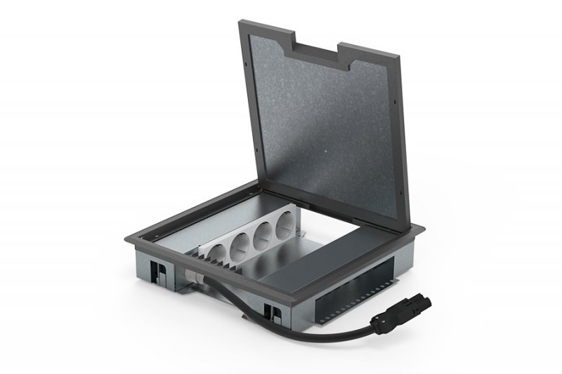 HPL vloercontactdoos Compact 55mm