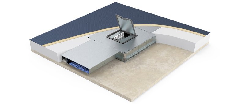 HPL open vloergoot systeem