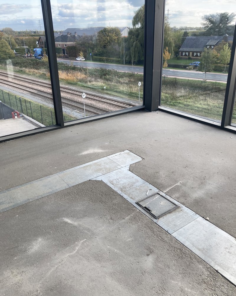 HPL open vloergoot met Compact 30mm