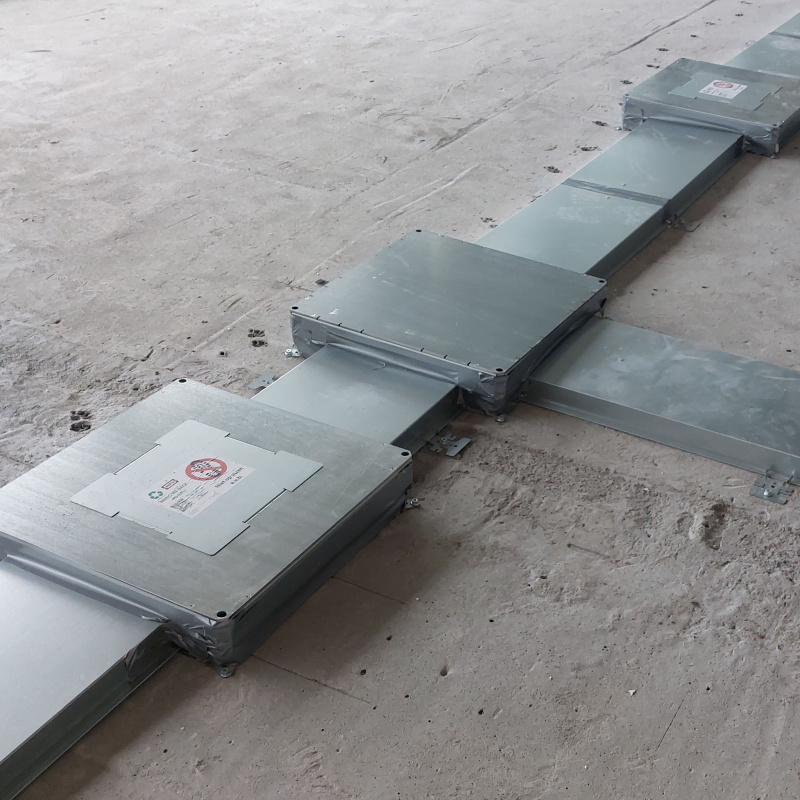 Easyboxen en verzonken vloergoot