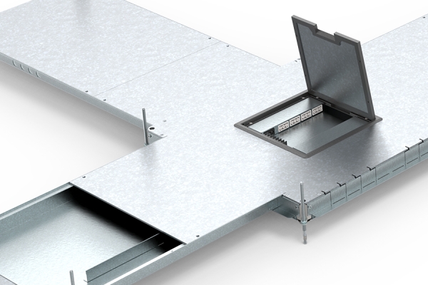 Easybox 95/145 instelbare behuizing, open vloergoot V90