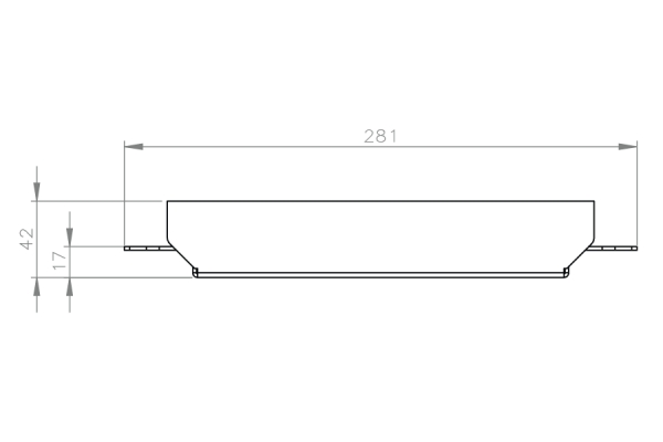 Eindstuk V200x40