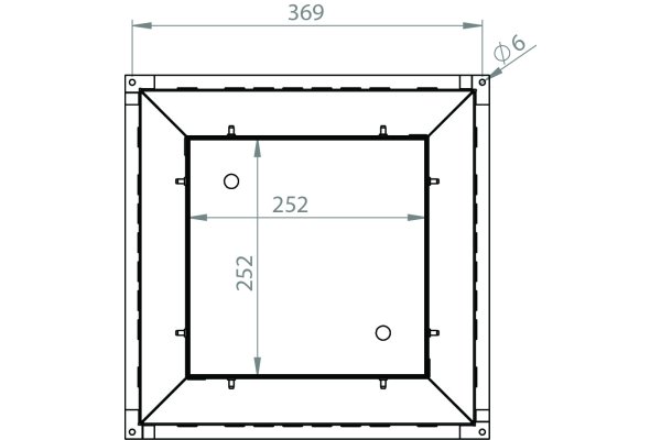 Combi70 instortbehuizing