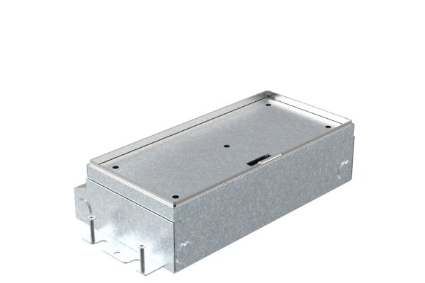 HPL Smartbox+ instort 65mm vloercontactdoos 4-voudig 2x WCD + 4x Data-uitsparing - X7-25 deksel